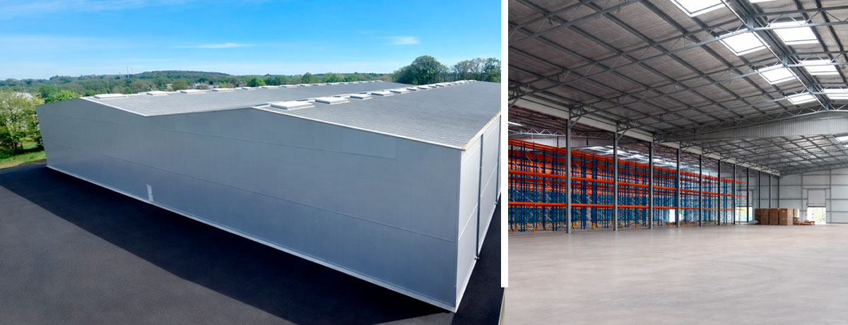 VALL - MAXISPACE nave industrial desmontable de acero