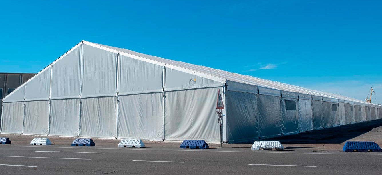 Tipos de carpas industriales desmontables