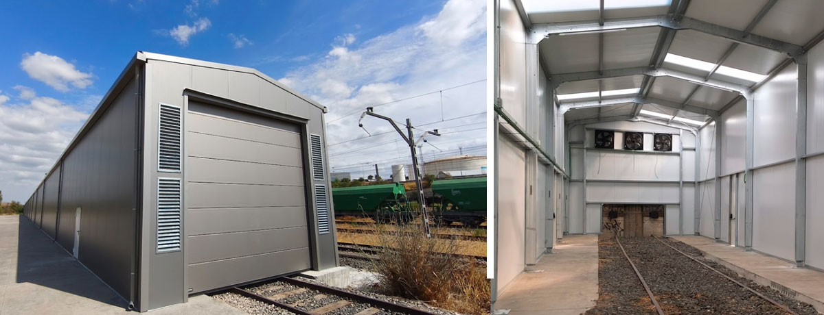 Nave prefabricada en acero ST11 - Ferrocarrils de la Generalitat